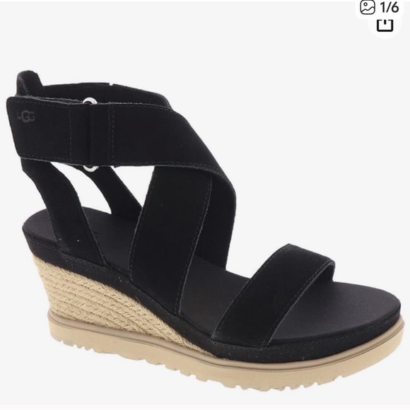 UGG Shoes - UGG Ileana wedge sandals, Size 6.5/7, GUC